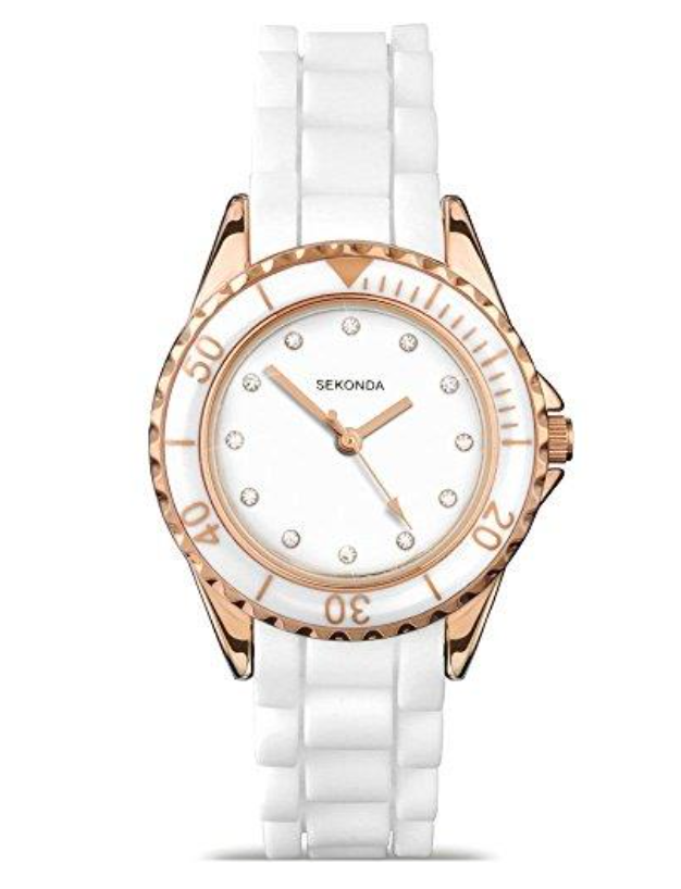 Sekonda Ladies White & Rose Gold 4742