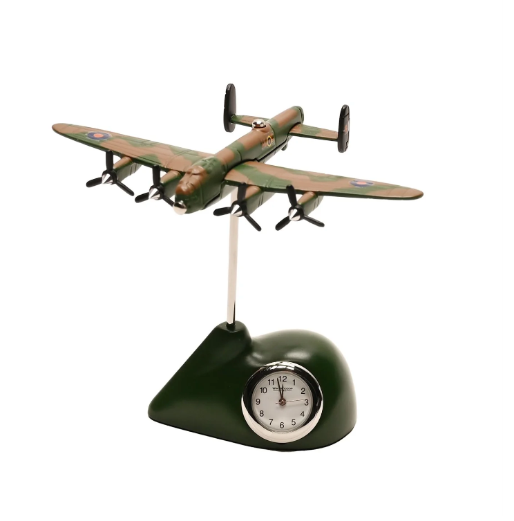 Lancaster Bomber Miniature Clock