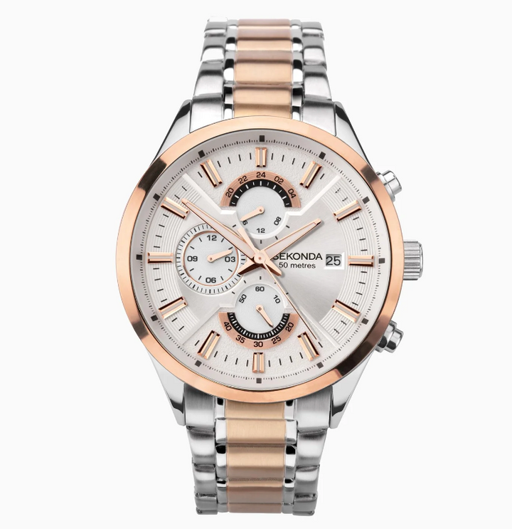 Sekonda Mens Classic Dual-time 1698