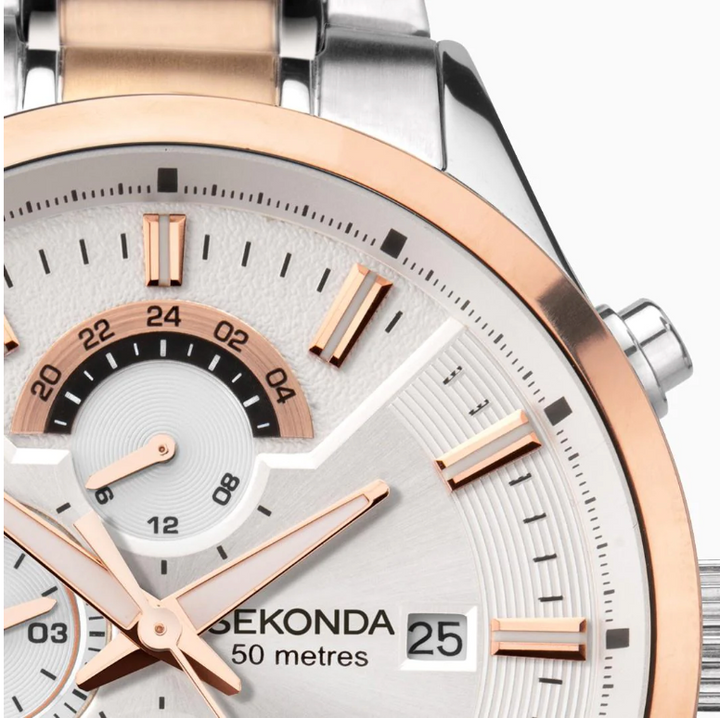 Sekonda Mens Classic Dual-time 1698