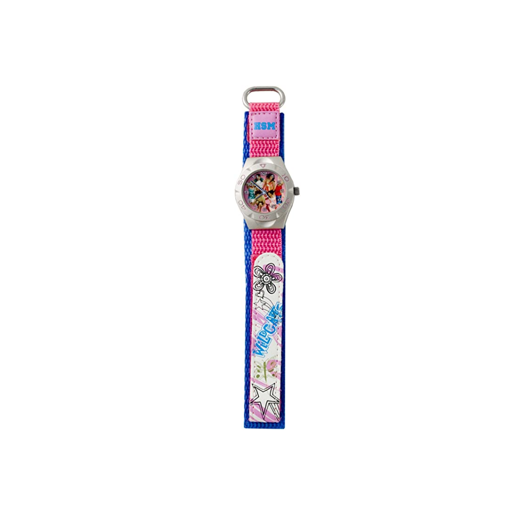 High School Musical Childrens Boys/Girls Velcro Strap Watch ZR24287- CLEARANCE NEEDS RE-BATTERY