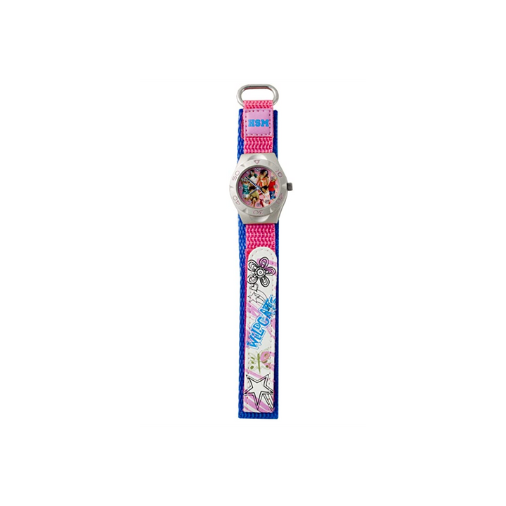 High School Musical Childrens Boys/Girls Velcro Strap Watch ZR24287- CLEARANCE NEEDS RE-BATTERY