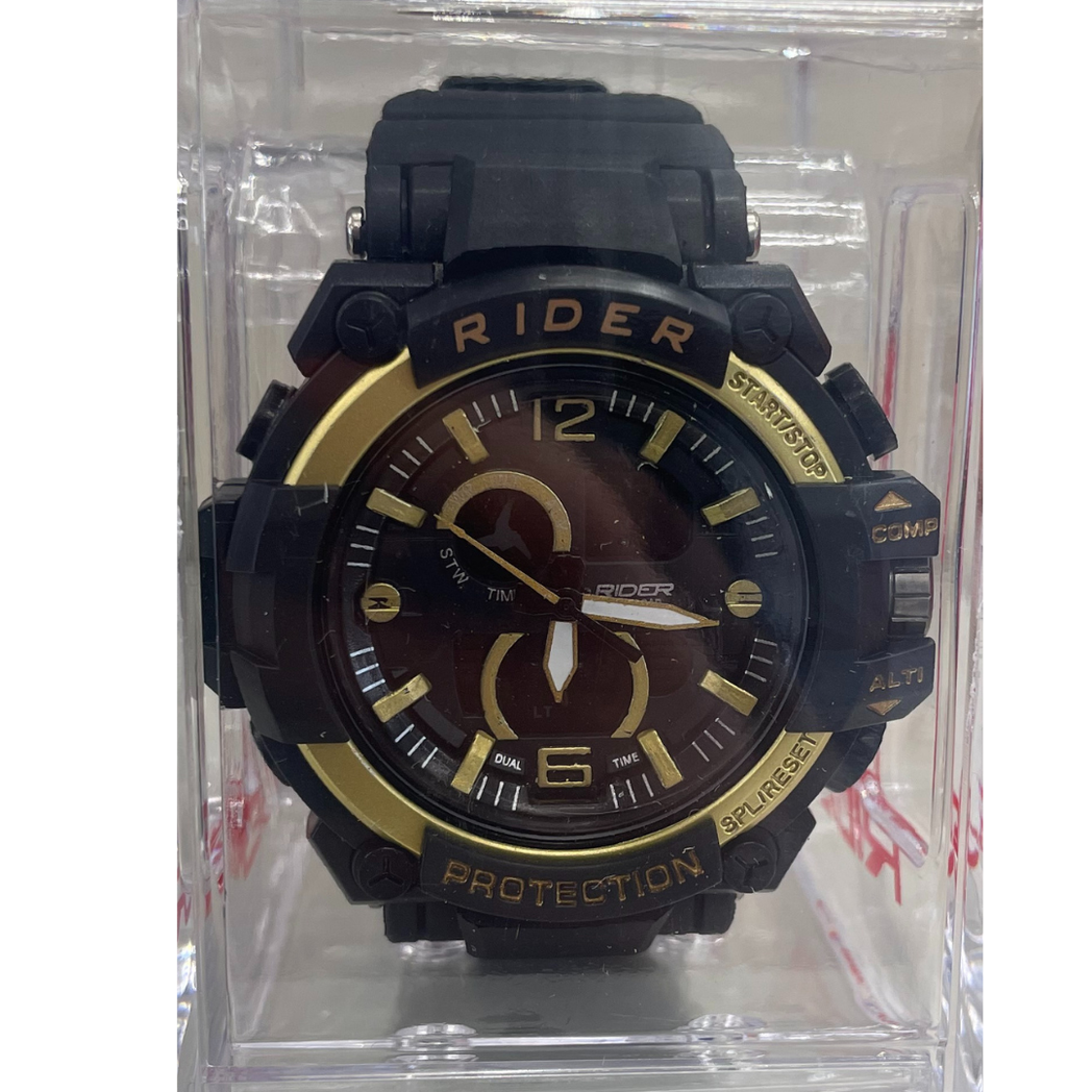 Rider Mens Dual Time Digital Watch Assorted Models  - CLEARANCE NEEDS RE-BATTERY