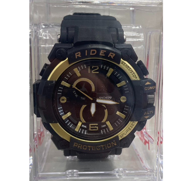 Rider Mens Dual Time Digital Watch Assorted Models  - CLEARANCE NEEDS RE-BATTERY