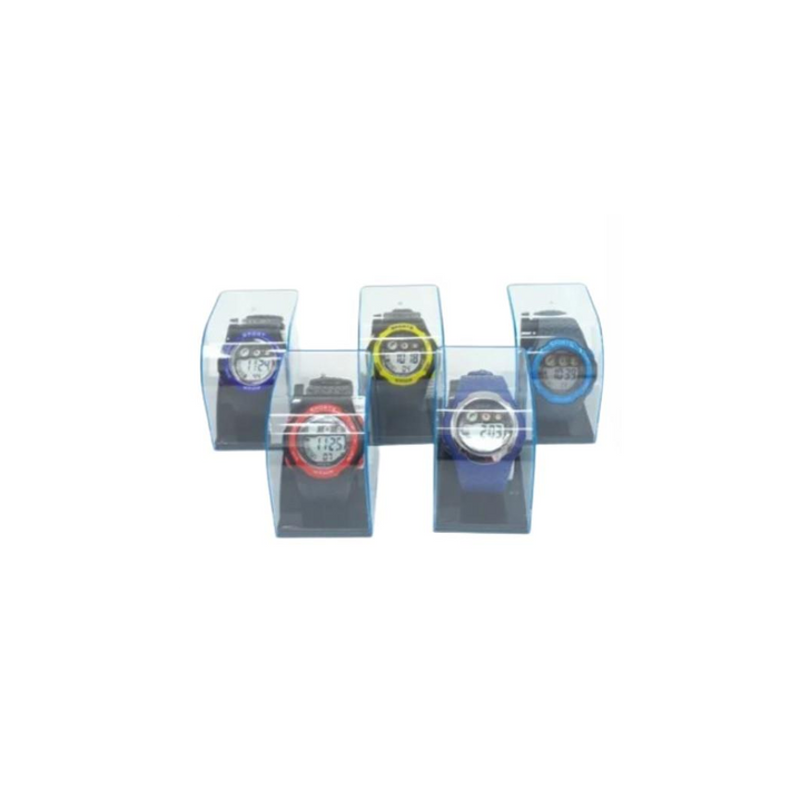 POLIT Childrens Delux Digital watch in Tin, assorted stlyes and colours varied CW-0026