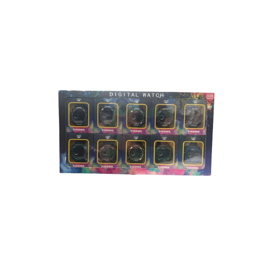 Piaoma Mens Digital water proof watch assorted Model & Colours varied
