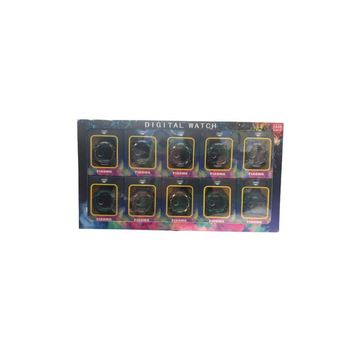 Piaoma Mens Digital water proof watch assorted Model & Colours varied